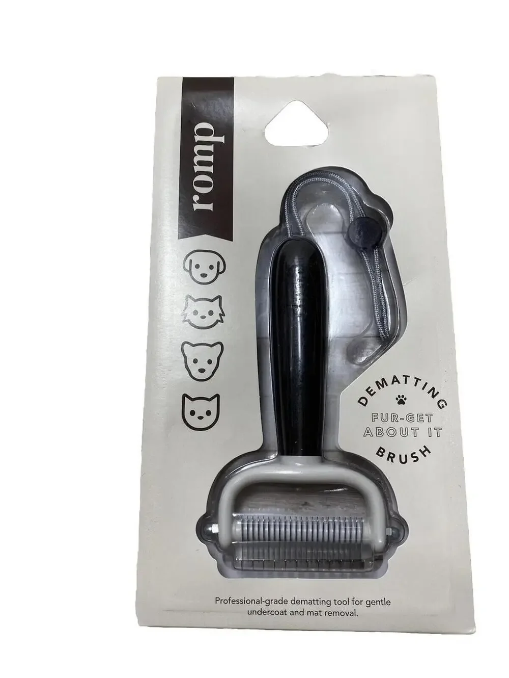 Romp Dematting Mat Removal Dog Cat Hair Brush Grooming Tool Brand New